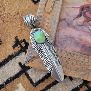 The Kendall Feather Pendant
