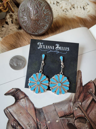 The Fallon Cluster Inlay Earrings
