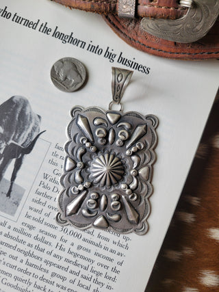 The Desert Bloom Concho Pendant