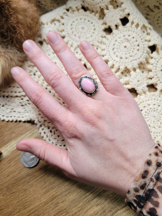 The Gringa Ring - Pink Conch - Sz 6