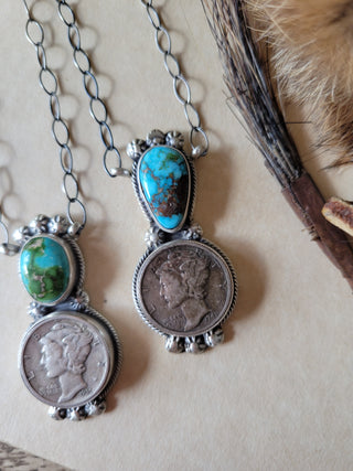 Taylor Dime Necklaces - Sonoran & Kingman