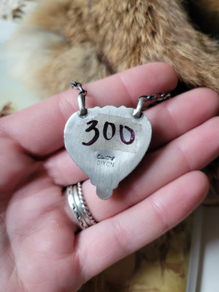 The Lucille Heart Necklace - Purple Spiny Oyster