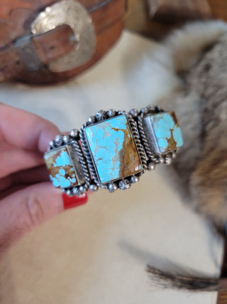 The Adeline Cuff - #8 Turquoise