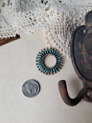 The Hawthorne Needlepoint Pin - Vintage