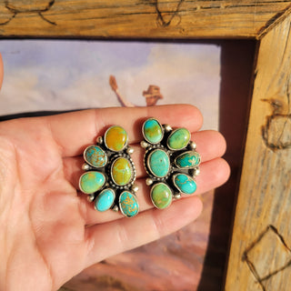 The Travis Half Cluster Studs