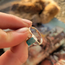 Load image into Gallery viewer, The Bitter Water Bar Ring Sz 7.75
