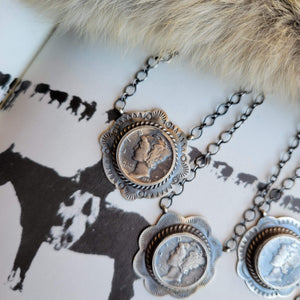 The Saratoga Dime Necklace