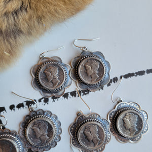 The Saratoga Dime Earrings