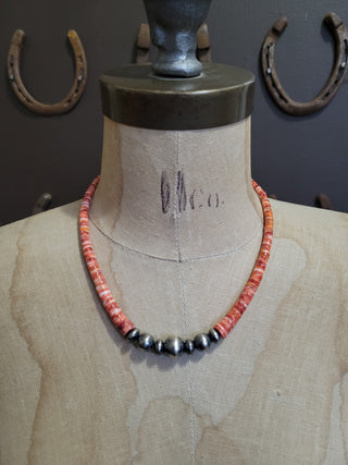 The Hartford Necklace - Red Spiny Oyster