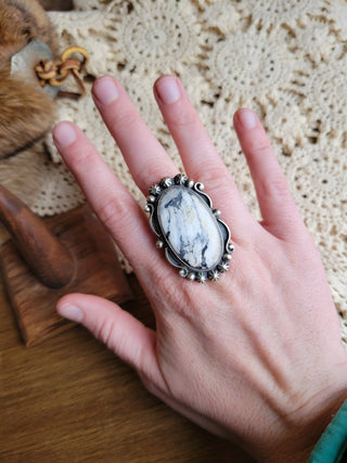 The Kelly Ring - White Buffalo - Adjustable