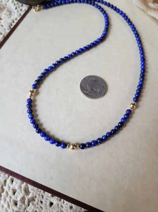 The Jubilee Lapis Necklace x Gold