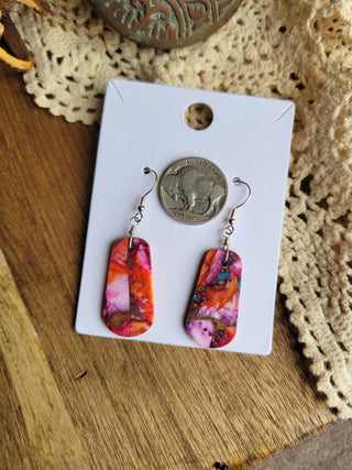 Dahlia Slab Earrings