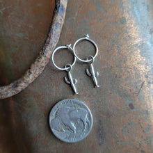 Load image into Gallery viewer, The Saguaro Huggie Hoops