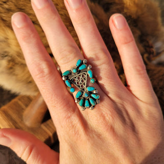 Vintage Thunderbird Ring - Sz