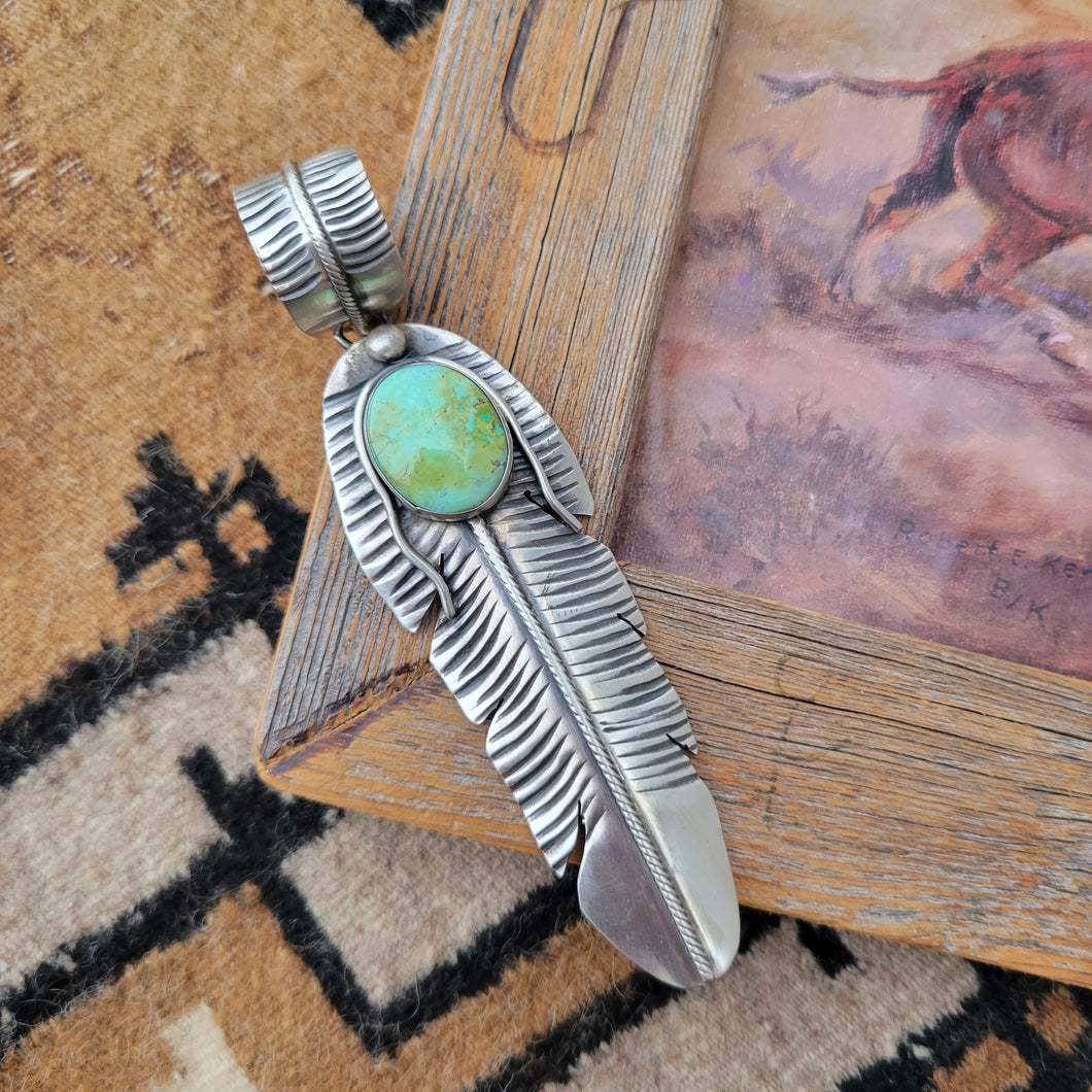 The Kendall Feather Pendant