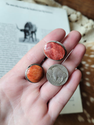 The Quillen Hair Ties - Orange & Red Spiny