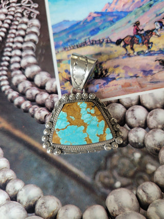 The Casey Pendant - #8 Turquoise
