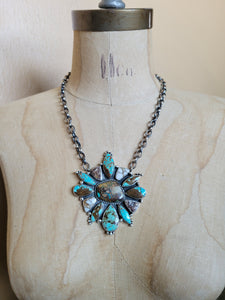 The Whirlwind Cluster Necklace - Paula