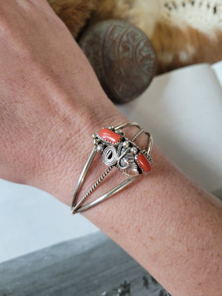 The Boon Cuff - Coral