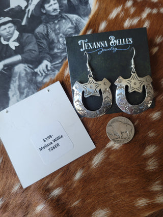 Sheriff Taylor Horseshoe Earrings