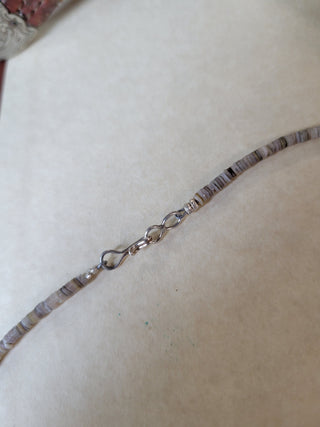 The Haven Necklace - Lapis x Orange Spiny