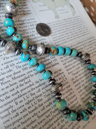 The Blue Mesa Dime Pearl Necklace - Royston