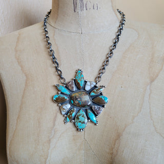 The Whirlwind Cluster Necklace - Paula