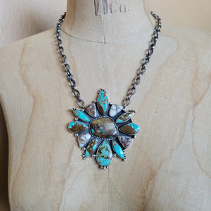 The Whirlwind Cluster Necklace - Paula