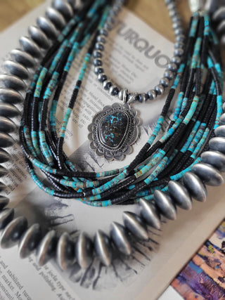 The Betsy Pendant - Black Jack