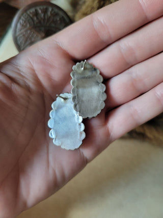 Darla Studs - Mine #8 Turquoise