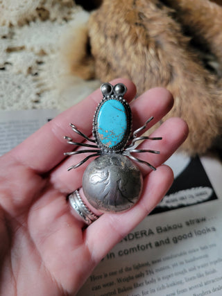 The Barry Bug Pin - Pilot Mountain Turquoise