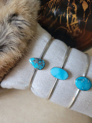 The Tonto Cuffs - White Water Turquoise