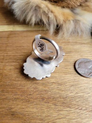 The Kelly Ring - White Buffalo - Adjustable