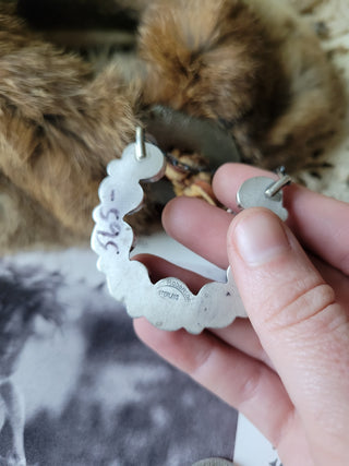 White Buffalo Horseshoe Necklace