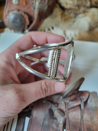 The Red Bluff Quail Cuff - Zuni Inlay