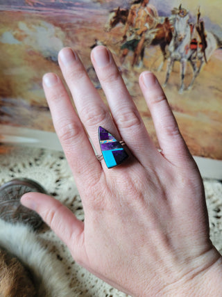 The Briarwood Inlay Ring - Sz 7.5