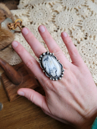 The Kelly Ring - White Buffalo - Adjustable