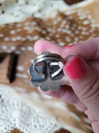 The Michelle Ring - Sz 6 - Red Spiny