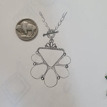 Load image into Gallery viewer, The Conway Cluster Toggle Necklace - 16&quot; - MADE TO ORDER