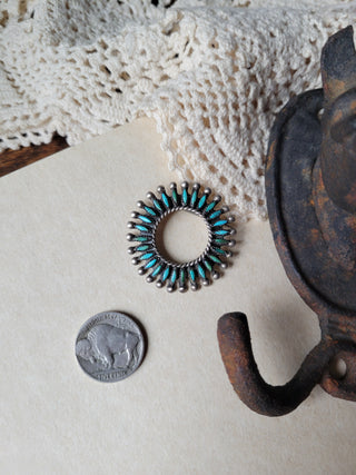 The Hawthorne Needlepoint Pin - Vintage