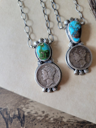 Taylor Dime Necklaces - Sonoran & Kingman