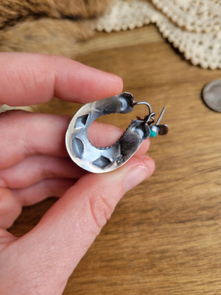 The Roany Pony Concho Earrings