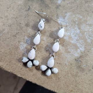 White Buffalo Earrings