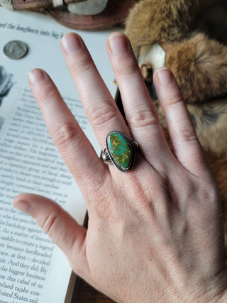 Lauren - turq ring 8.25