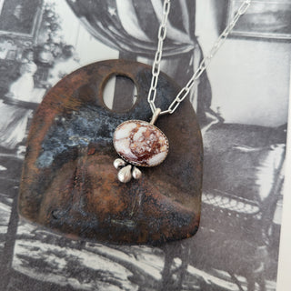 Raven Wild Horse Necklace