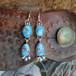 The Julie Earrings- Golden Hills