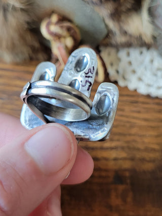 Cactus Concho Ring - Adjustable