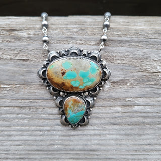 The Cori Pendant on 6mm Pearls