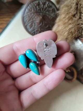 Sonny Cluster Studs - Kingman Turquoise