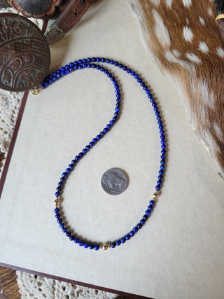 The Jubilee Lapis Necklace x Gold